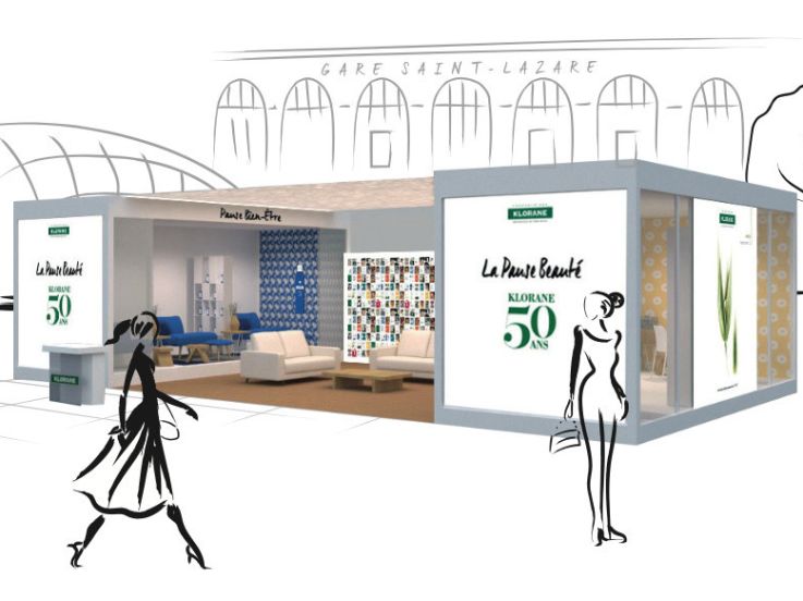 Pause Beauté Klorane : des soins gratuits à la gare Saint Lazare