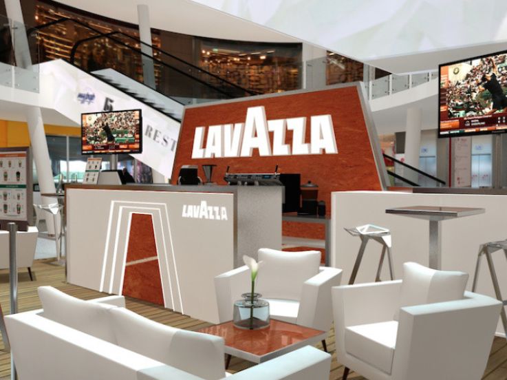 Lavazza s'installe à Beaugrenelle pour Roland Garros