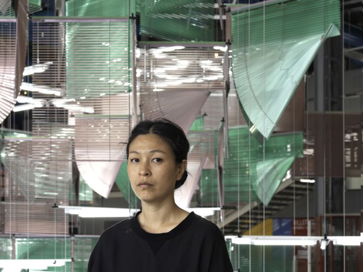 Haegue Yang s'expose aux Galeries Lafayette