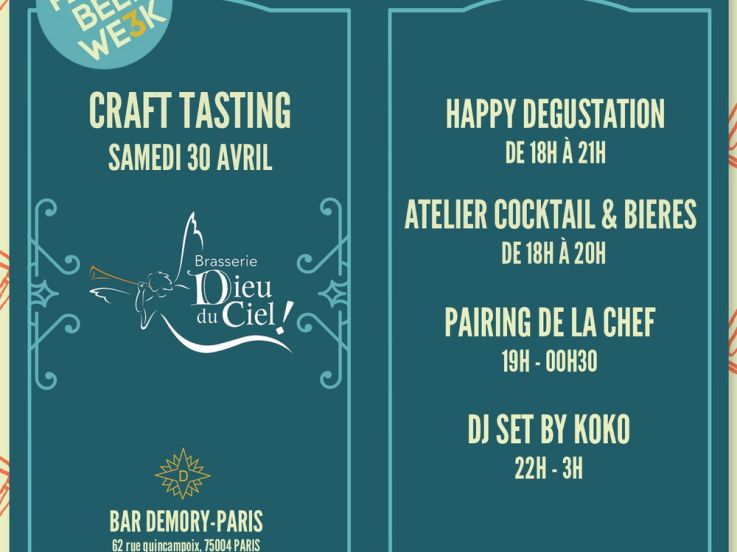 PARIS BEER WEEK #3 // CRAFT TASTING by Dieu Du Ciel!