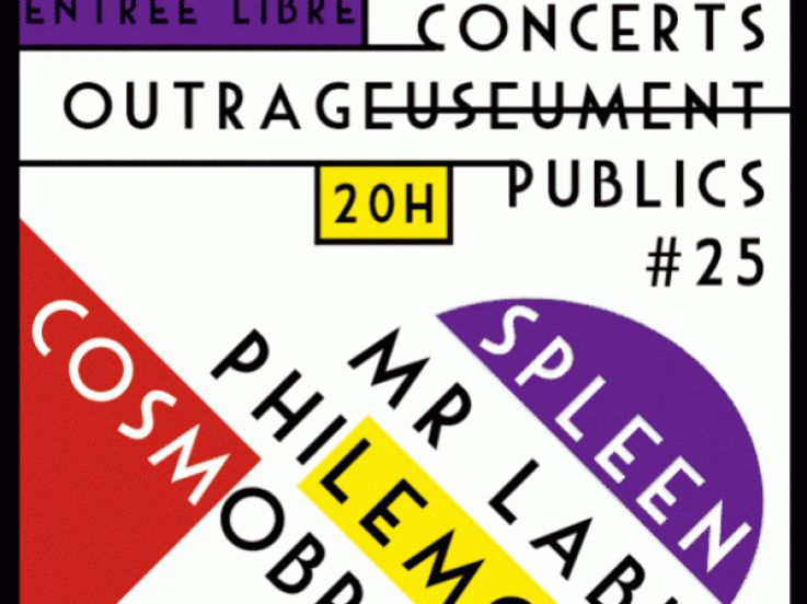 Concerts, Paris, Cosmobrown, Mr Lab, Philemon, Spleen