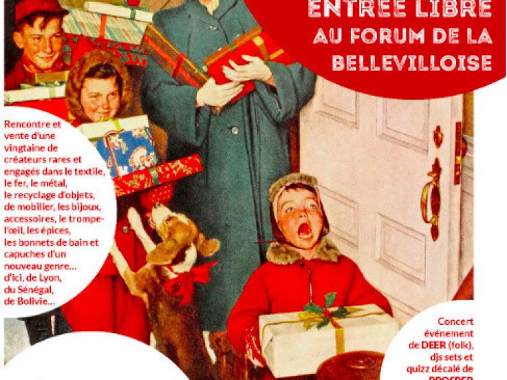 Marché de Noël 2017 à la Bellevilloise 