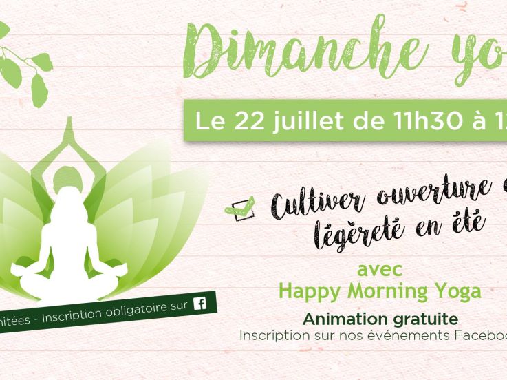 Cours de yoga gratuits au Passage du Havre en juillet 2018