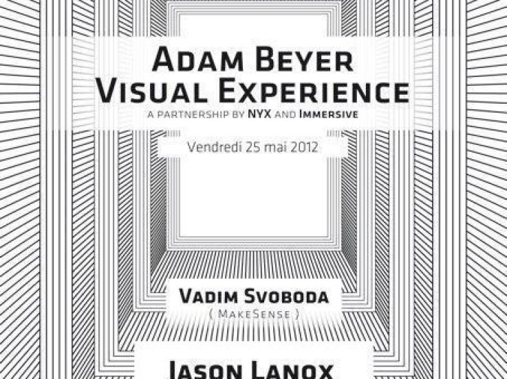 Adam Beyer Visual Experience