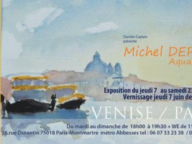 Michel DEPIN aquarelles PARIS/VENISE