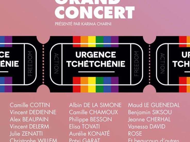 Grand concert Urgence Tchétchénie au Palace