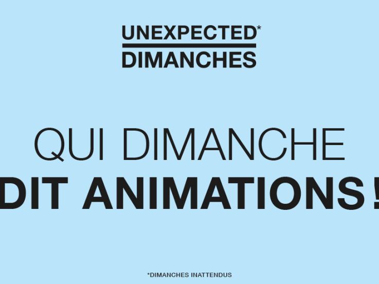 Animations tous les dimanches dans les Centres Commerciaux Parisiens