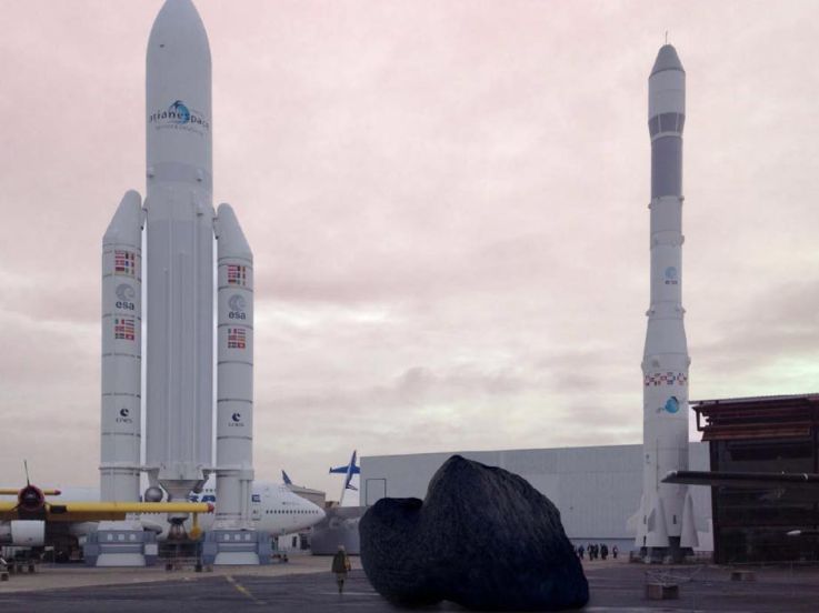 Tchouri : installation de l'artiste Yan Tomaszewski au Musée de l'air et de l'espace