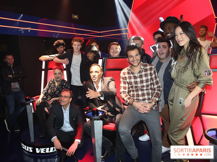 Inauguration du Studio The Voice au Musée Grévin