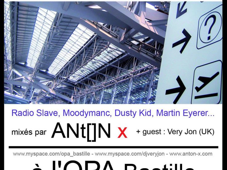 Soirée, Paris, OPA, Boarding pass to barcelona, Anton X, Very Jon 