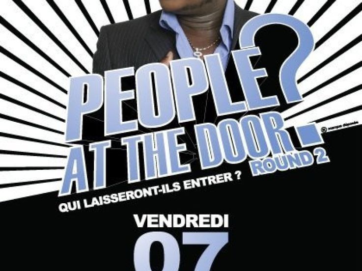 Soirée, Paris, People at the door, Etoile.