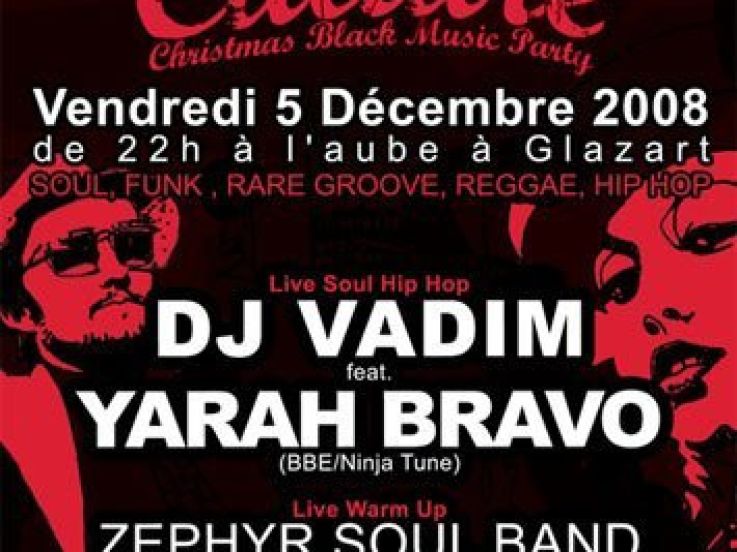 Soirée, Paris, Glaz'art, Christmas Black Musik Party