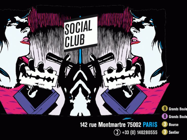 Soirée, Paris, Jour de l'an, Réveillon, Social Club