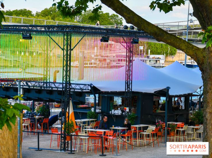 Plat/form, lieu de vie éphémère gourmet, arty et festif avec terrasse en bord de Seine à Paris