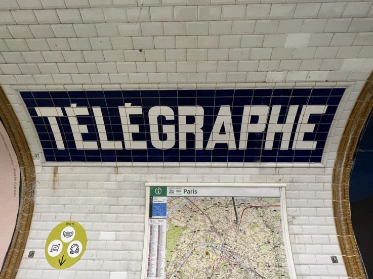 Metro : Savez-vous d'où vient le nom de la station télégraphe à Paris ?