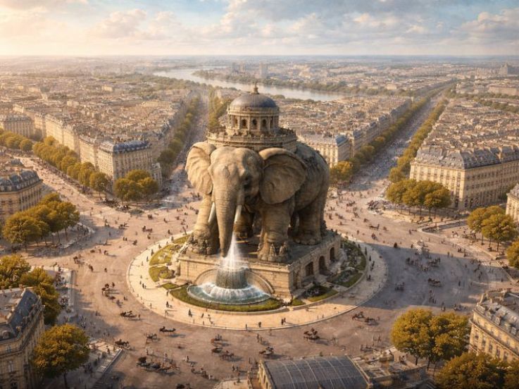 Le saviez-vous ? Il y a failli y avoir un éléphant à la place de l’Arc de Triomphe