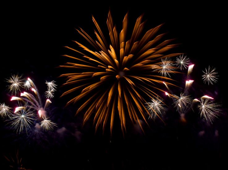 Feu d'artifice du 14 Juillet 2019 à Vitry-sur-Seine (94)