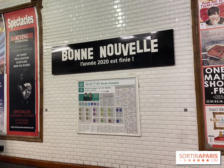 Nouvel An 2021 : la RATP affiche la Bonne Nouvelle avec humour