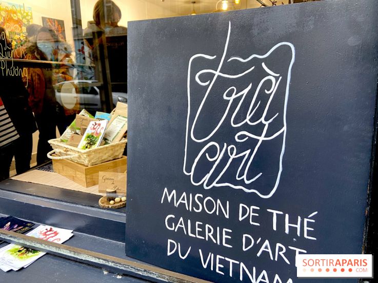 TRÀ-ART : galerie d'art et salon de thé bio vietnamien à Paris