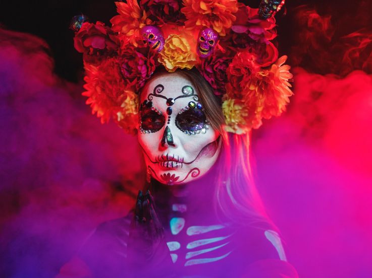 Halloween 2021 à Paris : Dia de Los Muertos sur un rooftop canon de Montmartre