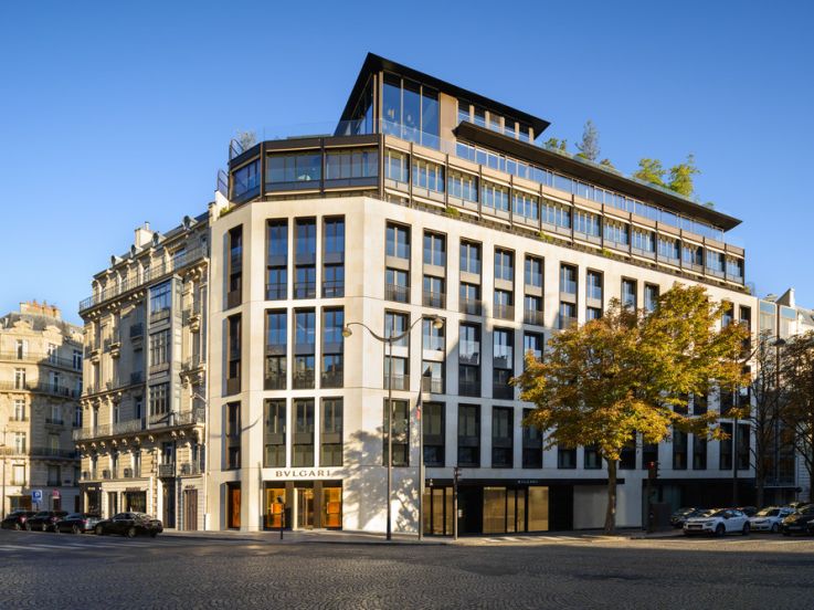 Ouverture de l'Hôtel Bulgari Paris près des Champs-Elysées