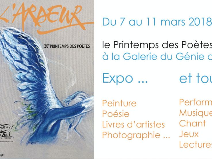 Le Printemps des Poètes 2018 à Paris