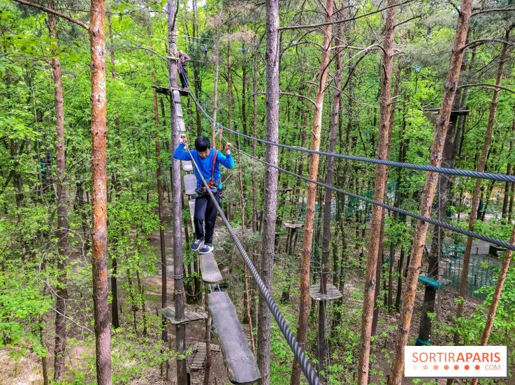 Aventure Floréval, le parcours en pleine nature