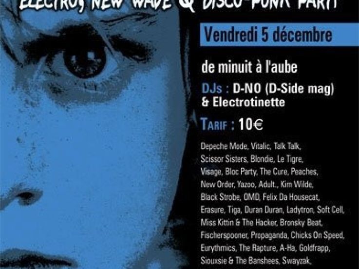 Soirée, Paris, New Wave Day, Batofar, D-No, Electrotinette