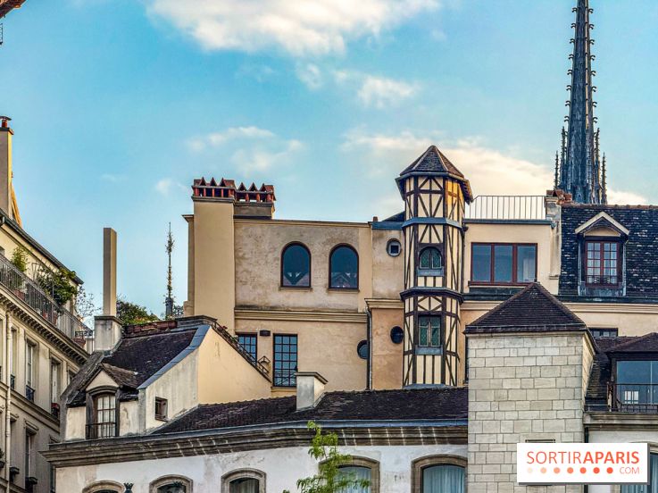 Fausse maison médiéval île de la Cité Notre Dame