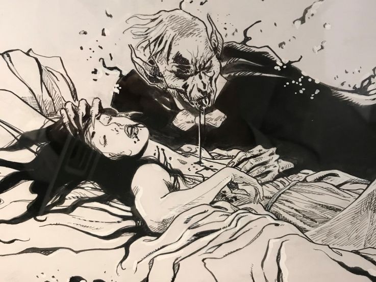 Bram Stoker Dracula, l'expo BD gratuite à la galerie Glénat - prolongations