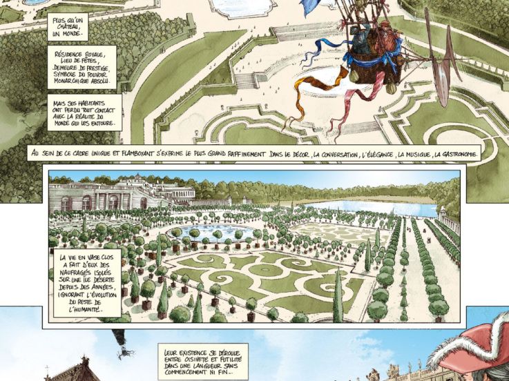 Exposition Versailles dans la bande dessinée au Château de Versailles