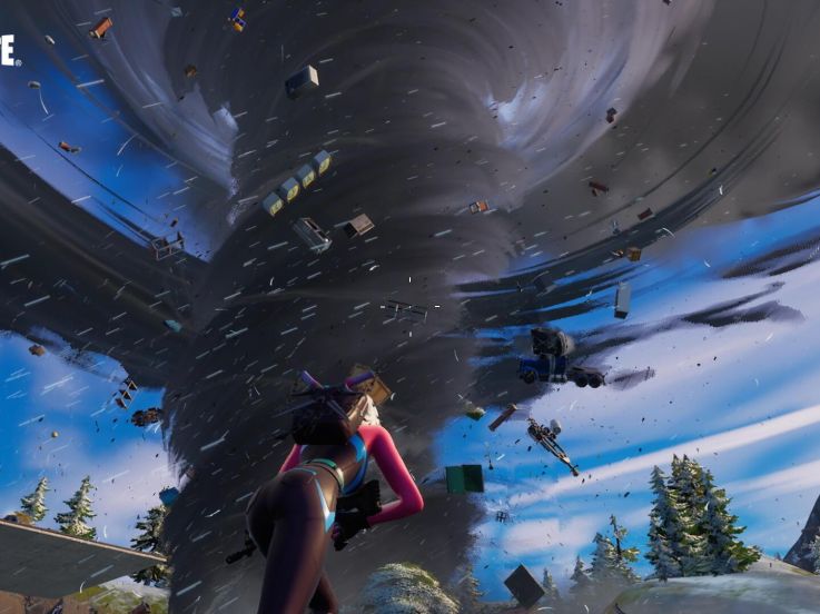 Fortnite : les tornades et orages débarquent dans le jeu d'Epic Games