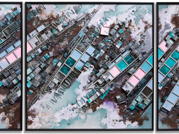 Exposition Technosphere d'Hendrik Czakainski à la galerie Wallworks