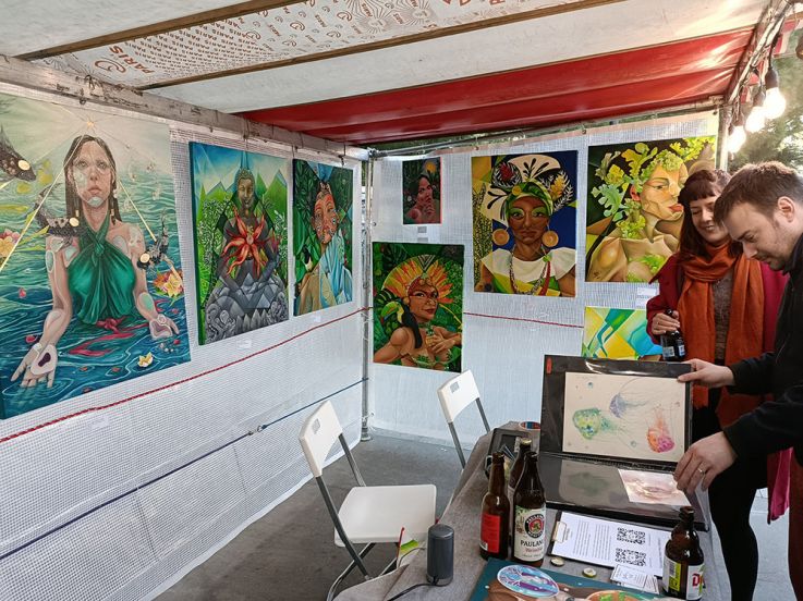 Nuit Blanche 2023 aux Ateliers du Père-Lachaise : une galerie ouverte et une rencontre artistique