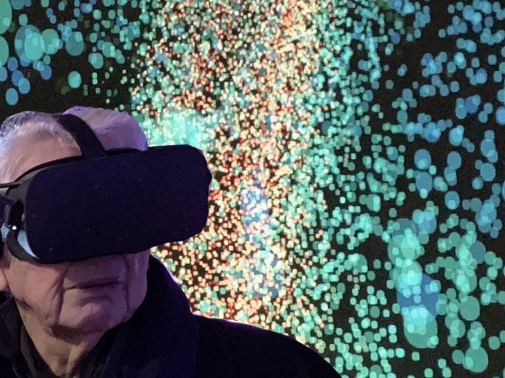 Nuit Blanche 2023 : installation de Julio et Juan le Parc et Olga Luna au Château Raspail (94)