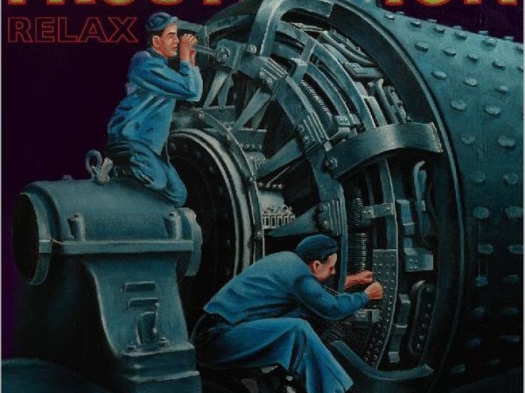 Concert, Paris, Live Rock Punk, Fleche d'Or, Frustration, project: Komakino, Factory Floor, Joy Division