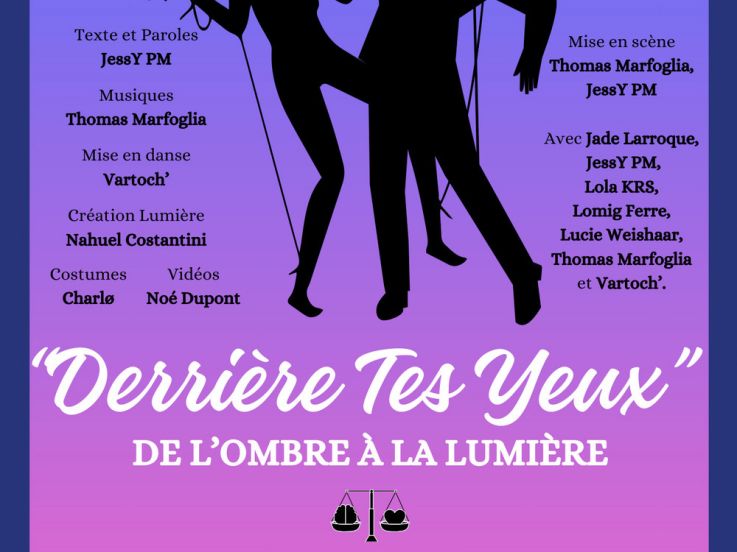 "Derrière tes yeux" : une comédie musicale à découvrir au Théâtre La Boussole à Paris