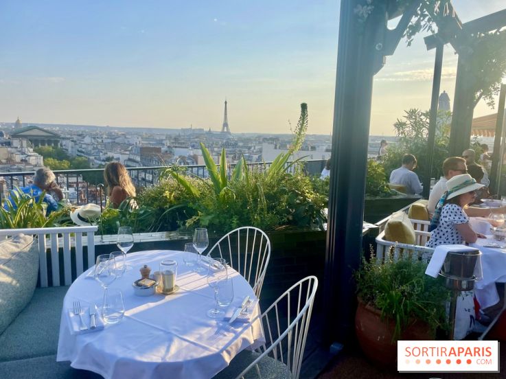 Perruche, le bar-restaurant en rooftop du Printemps Haussmann