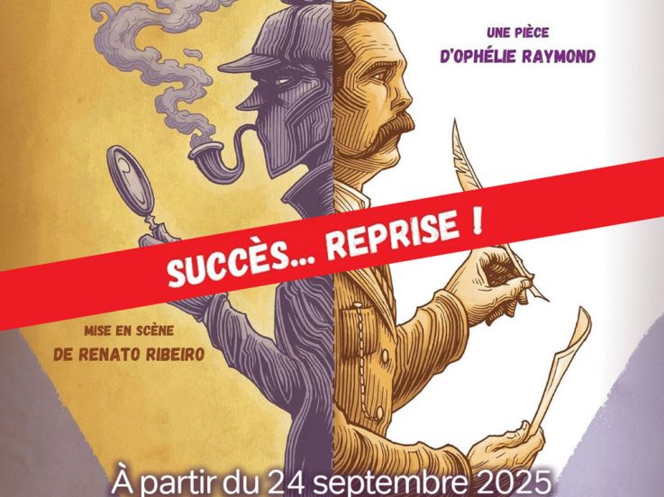 Sherlock Holmes contre Conan Doyle : comédie au Théâtre La Scène Parisienne