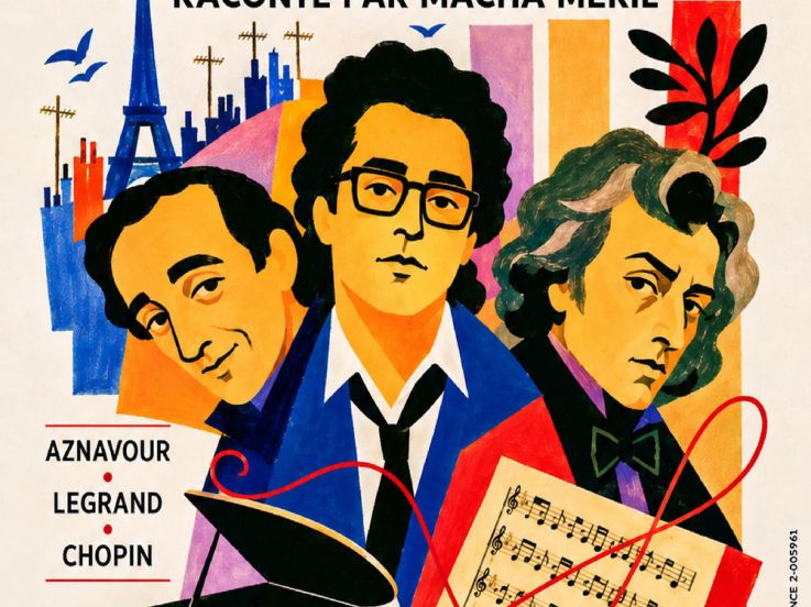 J’ai trois amours : Chopin, Legrand et Aznavour au piano