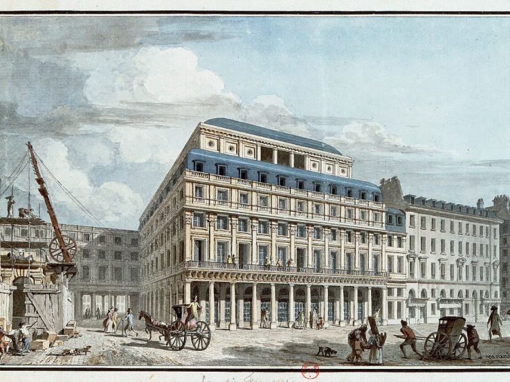 Vue historique de la Comédie-Française