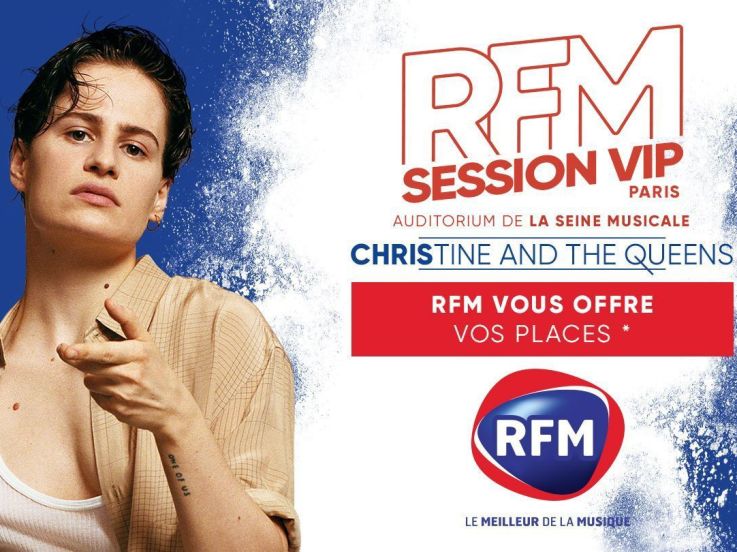 RFM Session VIP avec Christine and The Queens en concert à La Seine Musicale