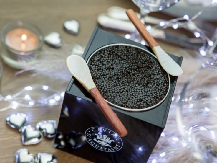 Coffret de Noël caviar d'Aquitaine : gagnez votre coffret