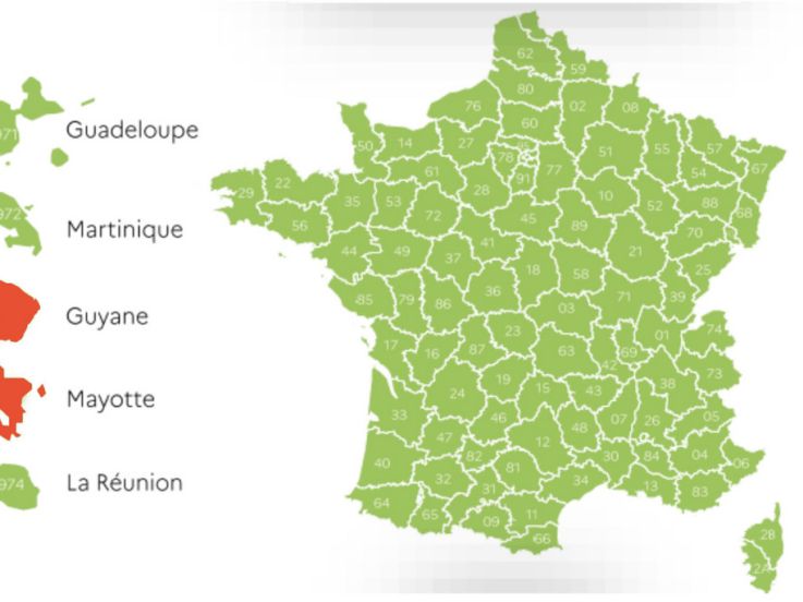 La carte du déconfinement par département : la France métropolitaine en vert