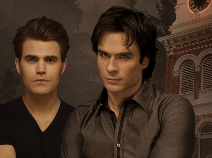 Ian Somerhalder et Paul Wesley, stars de Vampire Diaries, en rencontre à Paris en Octobre 2023