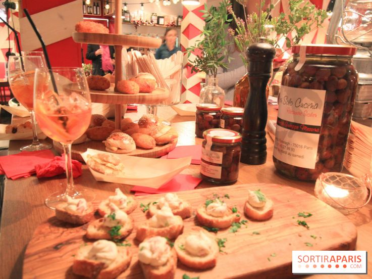 Dégustation d'antipasti à Non Solo Pizze