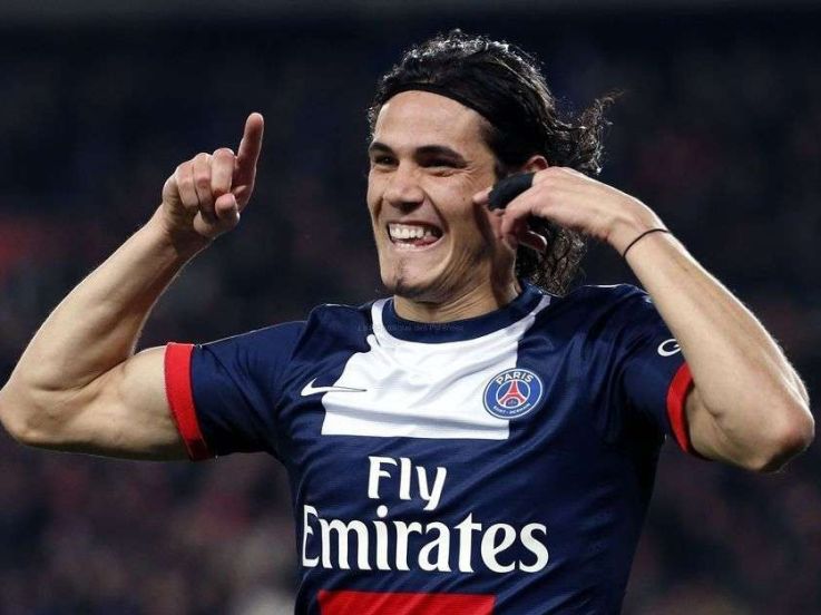 Edinson Cavani, attaquant du PSG et ancien joueur du Napoli 