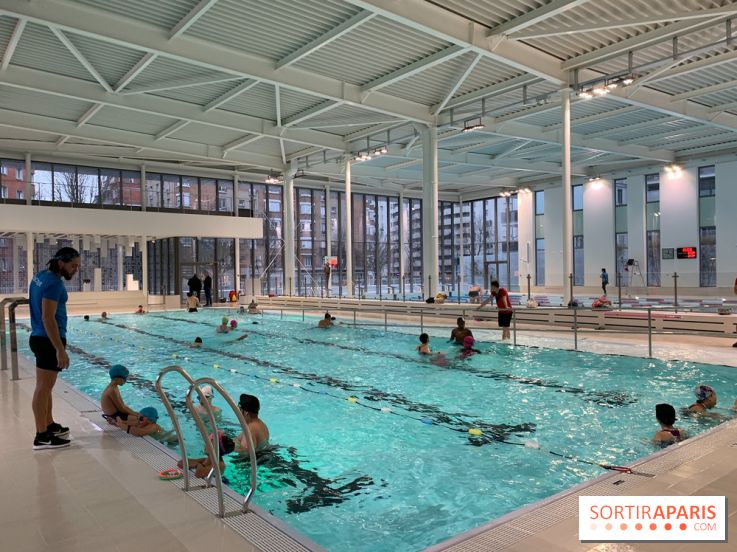 La piscine Yvonne Godard, nouveau bassin porte de Bagnolet à Paris 