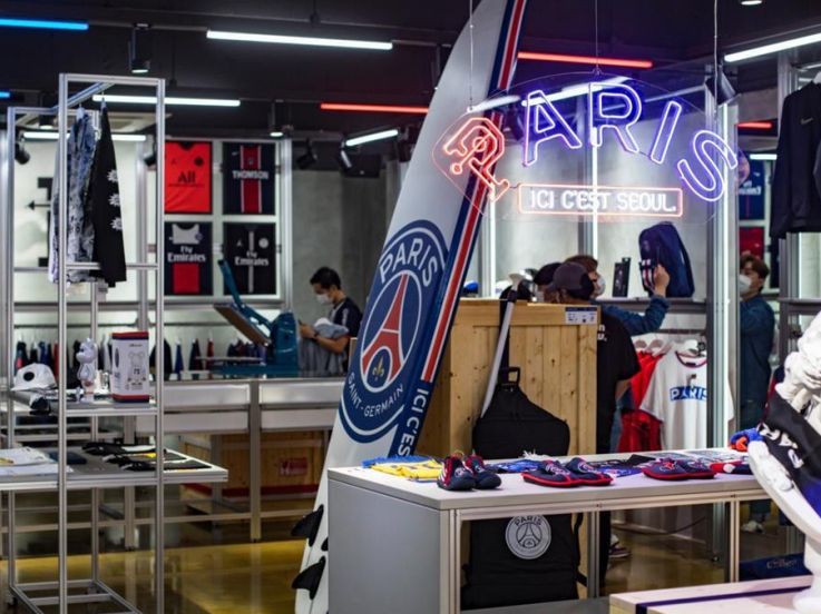 Le PSG ouvre une nouvelle boutique en Corée du Sud 