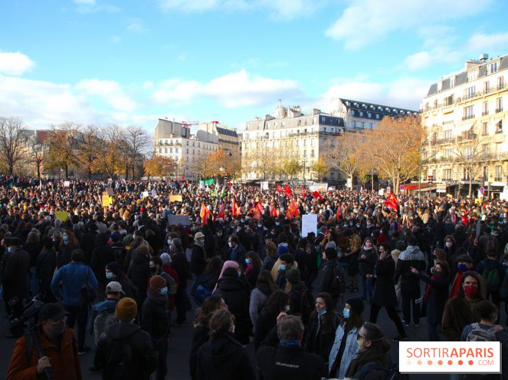 Marche des solidarités "Liberté, Égalité, Papiers" entre Opéra et Hôtel de Ville à Paris ce vendredi